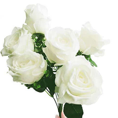 Artificial White Roses
